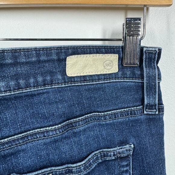 Adriano Goldschmied Jeans Women 31R Blue Farrah Straight Skinny Aged High Rise - Picture 6 of 8